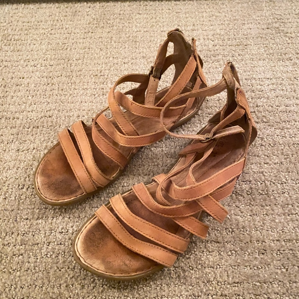 Born genuine leather sandals
